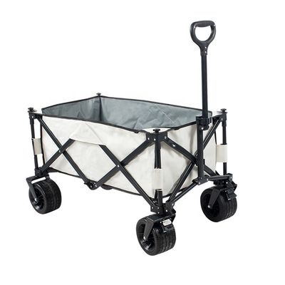 User Friendly Collapsible Wagon Multicolor Folding Camping Wagon High Capacity