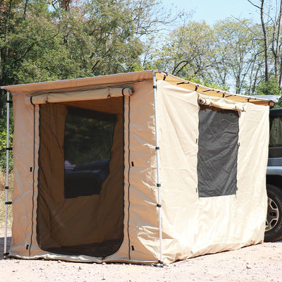 Camping Car Awning Tent PU 2000 Car Awning Room With Side Walls For Outdoor Changing
