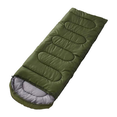 Warm Weather Sleeping Bag Comfortable Rectangle Sleeping Bag With Hood
