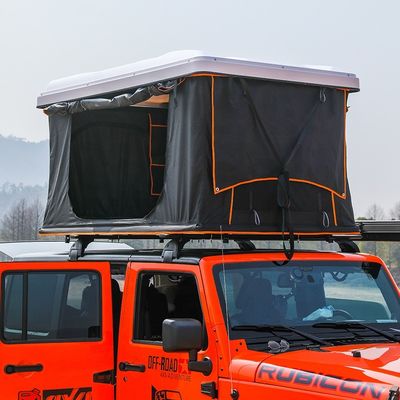 ABS Hard Shell Pop Up Car Tent Rectangular Rooftop Camping Tent For Truck Suv