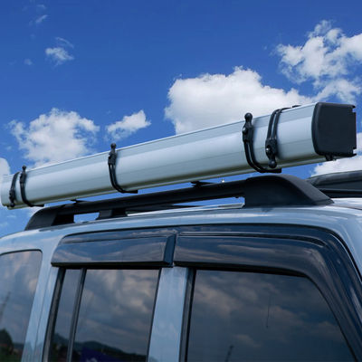 Pull Out Retractable Car Awning Tent Rectangular Waterproof Awning For Car Camping