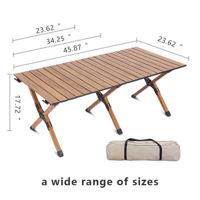 Lightweight Aluminum Alloy Camping Folding Table Picnic Table for Travel