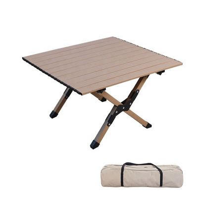 Popular Roll-up Carbon Steel Camping Picnic Table for Indoor and Outdoor Activities
