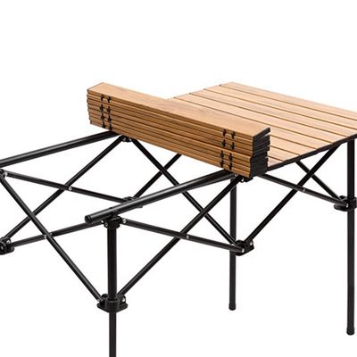 Elevated Folding Campsite Table Camping Picnic Foldable Folding Outdoor Tables