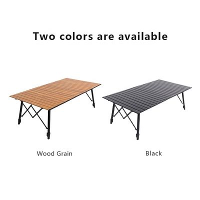 Adjustable Height Outdoor Table Aluminum Alloy Outdoor Foldable Table  for Hiking Camping