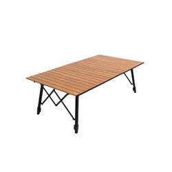 Adjustable Height Outdoor Table Aluminum Alloy Outdoor Foldable Table  for Hiking Camping