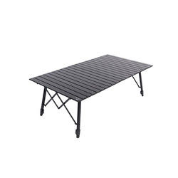 Adjustable Height Outdoor Table Aluminum Alloy Outdoor Foldable Table  for Hiking Camping