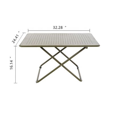 Portable Backpacking Table Outdoor Folding Table Aluminum Tactical Outdoor Table