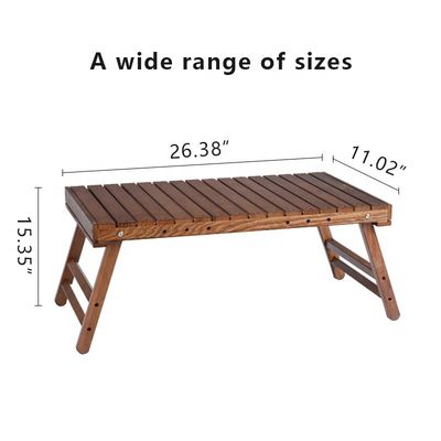 China Manufacturing Beech Reasonable Price Easy Folding Camping Table for Sale