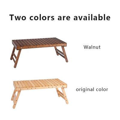 China Manufacturing Beech Reasonable Price Easy Folding Camping Table for Sale
