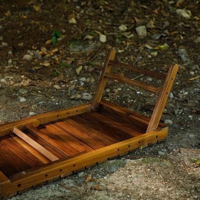 iNature Stable Wood Oak Table Pliante Camping Folding Modern Table Outdoor Picnic Tables