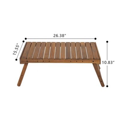 iNature Stable Wood Oak Table Pliante Camping Folding Modern Table Outdoor Picnic Tables