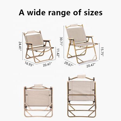 Classic Portable Camping Chair Outdoor Aluminium Chair For Tourists Folding