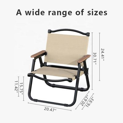 iNature Durable Aluminum Alloy Outdoor Dining Chairs Furniture Outdoor Chair for Camping
