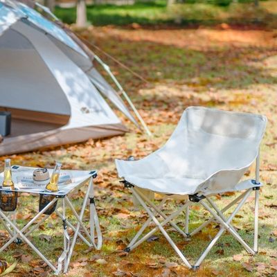 Luxury Foldable Portable Camping Chairs Metal Chair Outdoor For Leisure Outdoor Activities