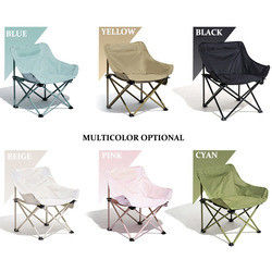 Luxury Foldable Portable Camping Chairs Metal Chair Outdoor For Leisure Outdoor Activities