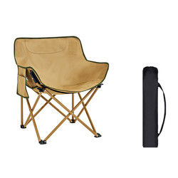 Comfortable Portable Camping Chair Iron Metal Moon Chair For Home Barbecues