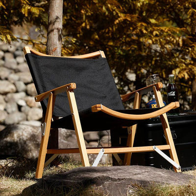 Foldable Portable Camping Chair Fishing Wood Camping Chair Beach For Outdoor