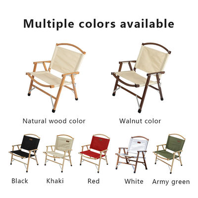 Foldable Portable Camping Chair Fishing Wood Camping Chair Beach For Outdoor