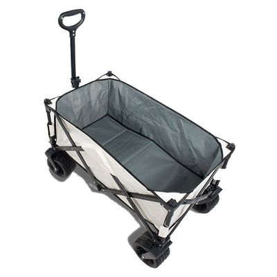 User Friendly Collapsible Wagon Multicolor Folding Camping Wagon High Capacity