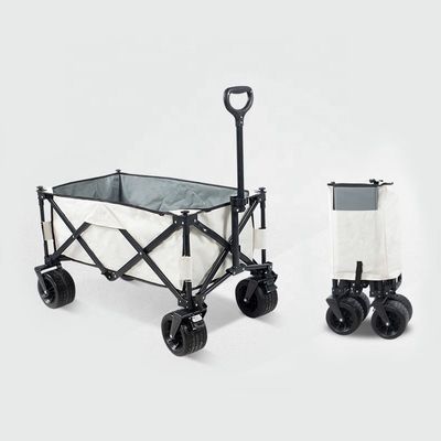 User Friendly Collapsible Wagon Multicolor Folding Camping Wagon High Capacity