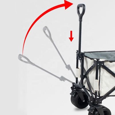 User Friendly Collapsible Wagon Multicolor Folding Camping Wagon High Capacity