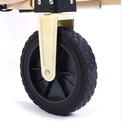 Multi Functional Collapsible Beach Wagon Trolley Four Wheel Outdoor Camping Wagon Cart