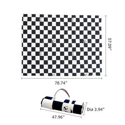 Outdoor Travel Camping Picnic Blanket Waterproof Sand Proof Padded Picnic Blanket With Carry Strap