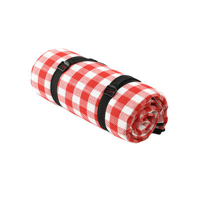Foldable Moisture Proof Oversized Picnic Blanket Acrylic Fabric Custom Camping Blanket Thickened
