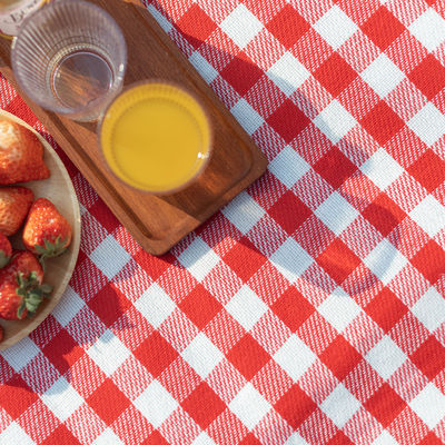 Foldable Moisture Proof Oversized Picnic Blanket Acrylic Fabric Custom Camping Blanket Thickened