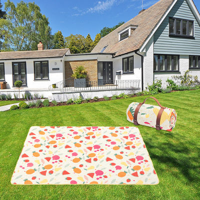 100% Polyester Camping Picnic Blanket Taffeta Waterproof Ultrasonic Quilted Luxury Picnic Blanket