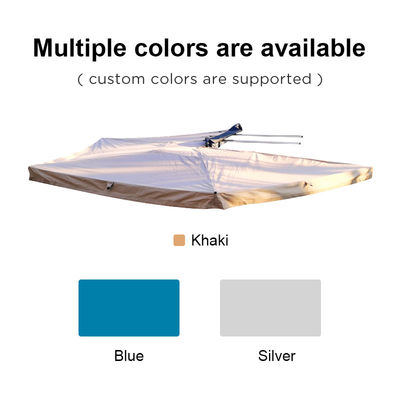 Retractable Folding Car Camping Awning Car Shade Canopy Freestanding 270 Degree