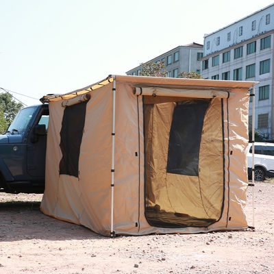 2.5x2.5m Outdoor Camping Car Awning Tent Car Side Cloth House With Aluminum Alloy
