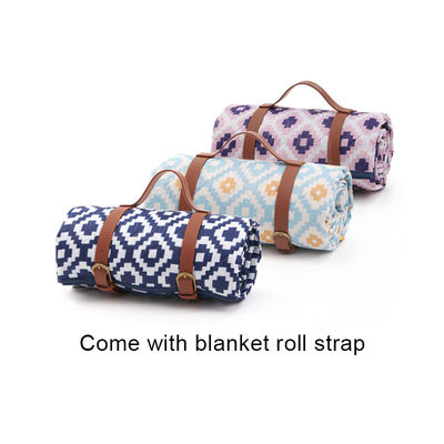 Personalised Extra Large Packable Floral Picnic Blanket For A Picnic