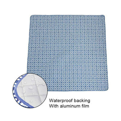 Personalised Extra Large Packable Floral Picnic Blanket For A Picnic