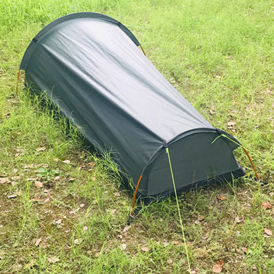 One Person Backpacking Tent Ultralight Army Green Bivy Sack Camping Tent