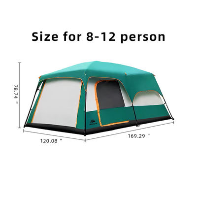 Quick Setup Spacious 12 Person Tents Instant Cabin Large Camping Tents