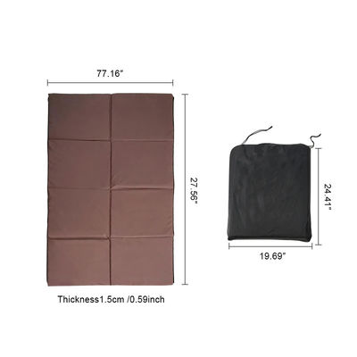 Waterproof Double Sleeping Mat Camping Outdoor Hiking Tri Fold Sleeping Pad