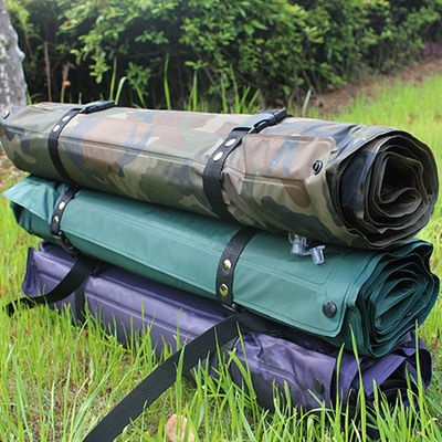 PVC Self Inflating Sleeping Pad 0.90kg Outdoor Inflatable Mattress For Camping