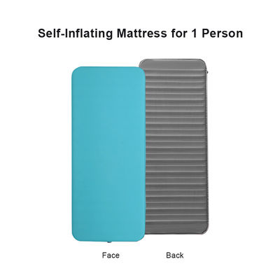 Elastic Self Inflating Sleeping Pad Self Inflating Camping Bed Single 3d