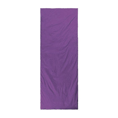 Purple Cotton Single Envelope Large Sleeping Bag Backpacking Camping Bag For Adults