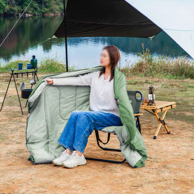 Warm Weather Sleeping Bag Comfortable Rectangle Sleeping Bag With Hood