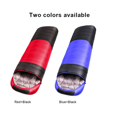 Rectangular Down Filled Sleeping Bag Envelope Shaped Folding Outdoor Sleeping Bag