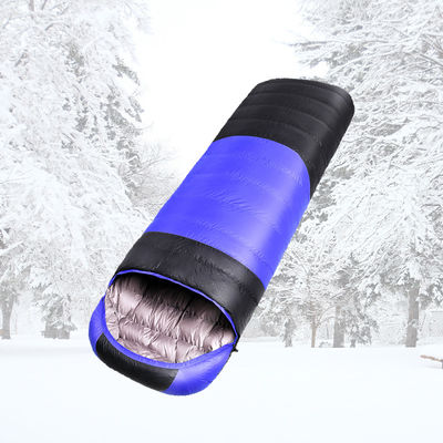 Rectangular Down Filled Sleeping Bag Envelope Shaped Folding Outdoor Sleeping Bag