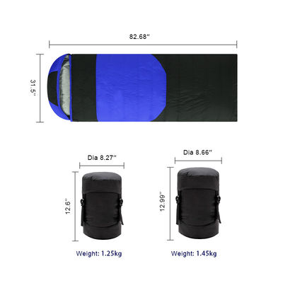 Rectangular Down Camping Sleeping Bags Lightweight Warmest Sleeping Bag