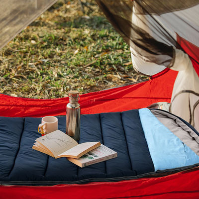 Extra Wide Envelope Style Winter Sleeping Bags Sleeping Bag Pad With Pillow