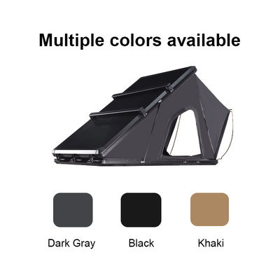 Triangle Aluminum Camping Roof Tent 1-2 Person Rooftop Tents Hard Shell