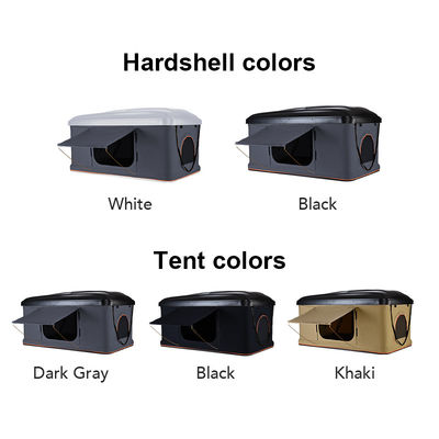 ABS Hard Shell Pop Up Car Tent Rectangular Rooftop Camping Tent For Truck Suv
