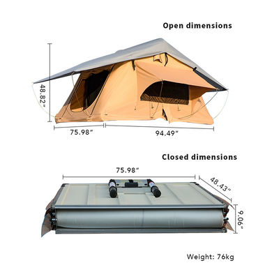 Cheap Full Automatic Lightweight Roof Top Tent Outdoor Camping Soft Top Car Top Tent