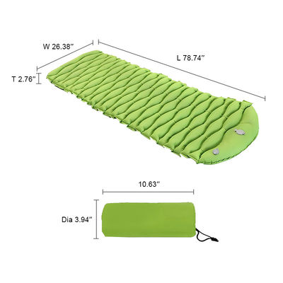 Foot Press Outdoor Camping 2 Season Sleeping Bag Cold Weather Sleeping Pad For Adults Hiking